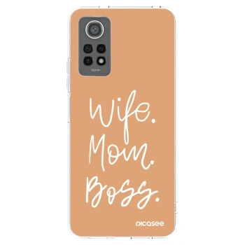 Picasee Xiaomi Redmi Note 12 Pro 4G Hülle - Transparentes Silikon - Boss Mama