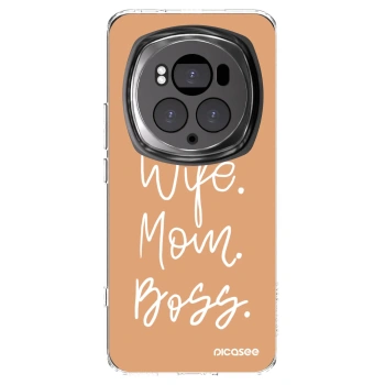 Picasee Honor Magic6 Pro Hülle - Transparentes Silikon - Boss Mama