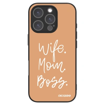 Picasee ULTIMATE CASE MagSafe für Apple iPhone 16 Pro - Boss Mama