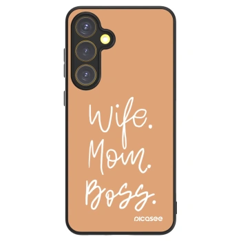 Picasee ULTIMATE CASE PowerShare für Samsung Galaxy S24 FE S721B - Boss Mama