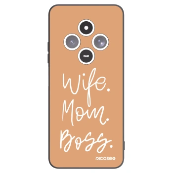 Picasee Xiaomi Redmi 14C Hülle - Schwarzes Silikon - Boss Mama