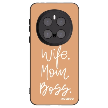 Picasee Honor Magic7 Pro 5G Hülle - Schwarzes Silikon - Boss Mama