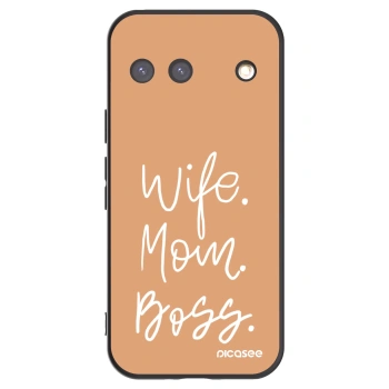 Picasee Google Pixel 9 Hülle - Schwarzes Silikon - Boss Mama