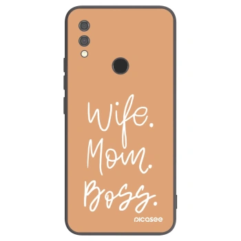 Picasee Xiaomi Redmi Note 7 Hülle - Schwarzes Silikon - Boss Mama