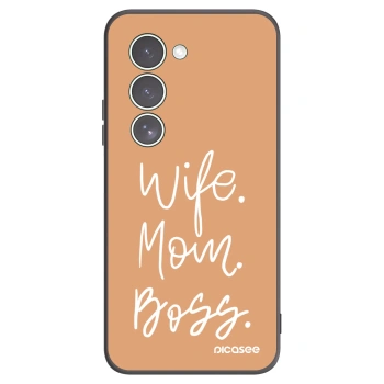 Picasee Xiaomi Redmi 15 5G Hülle - Schwarzes Silikon - Boss Mama