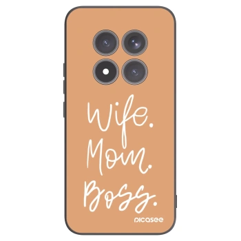 Picasee Xiaomi Redmi Note 15 Pro+ Hülle - Schwarzes Silikon - Boss Mama
