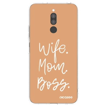 Picasee Xiaomi Redmi 8 Hülle - Transparentes Silikon - Boss Mama