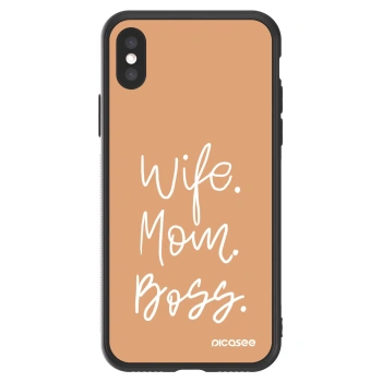 Picasee ULTIMATE CASE für Apple iPhone X/XS - Boss Mama