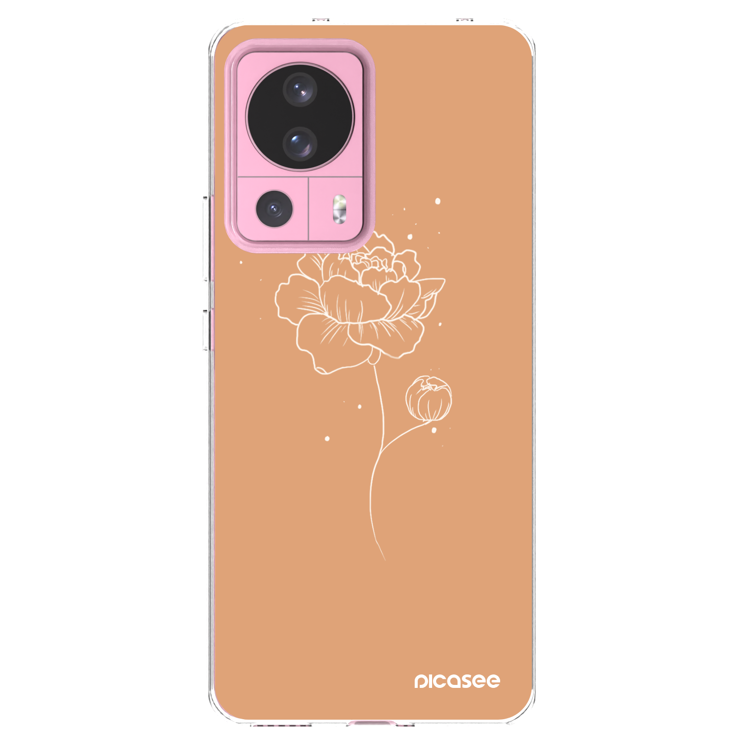 Picasee Xiaomi 13 Lite Hülle - Transparentes Silikon - Peonies