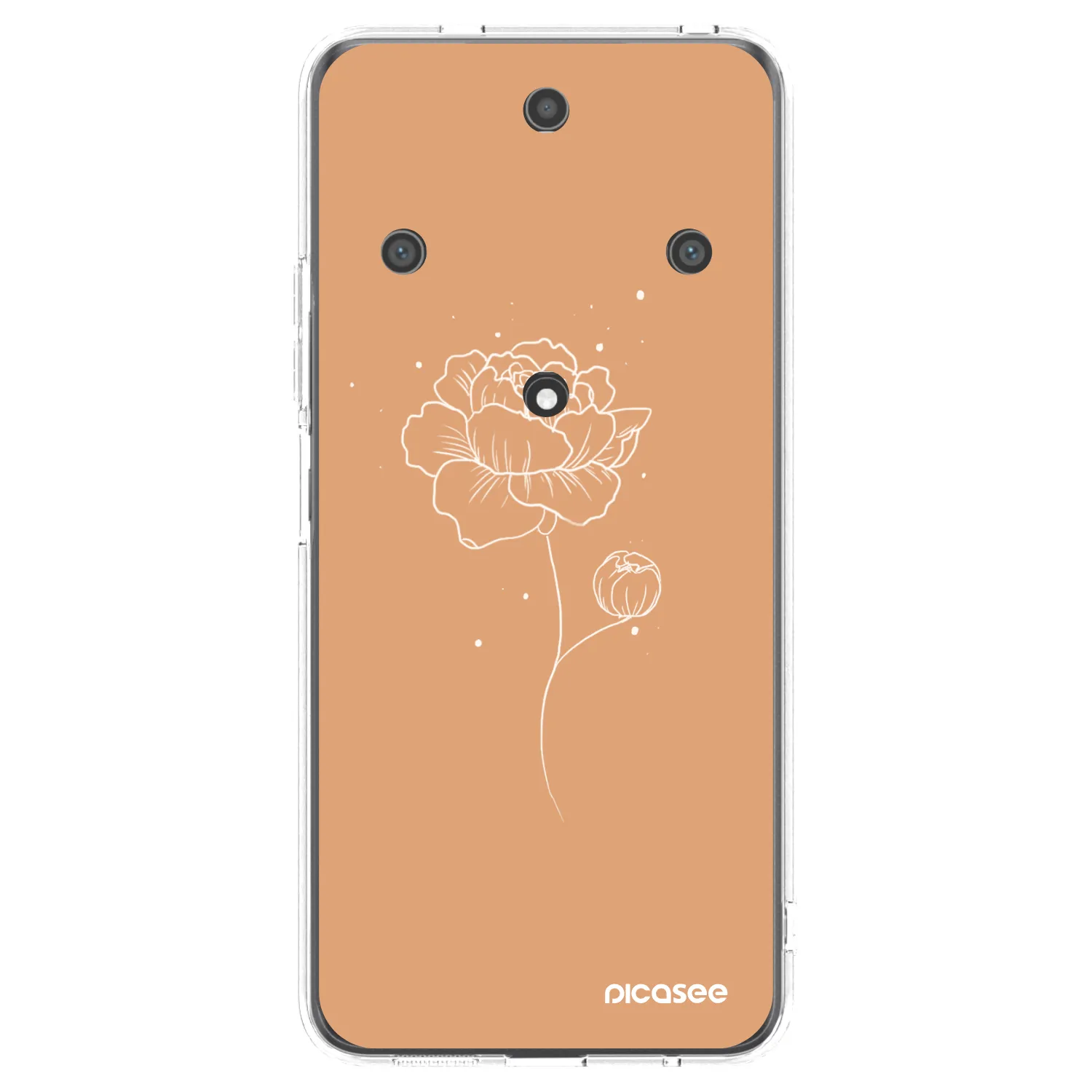 Picasee Honor Magic5 Lite 5G Hülle - Transparentes Silikon - Peonies