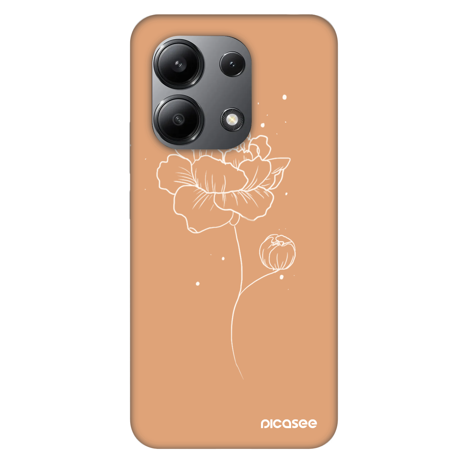Picasee Fashion Case für Xiaomi Redmi Note 13 4G - Peonies