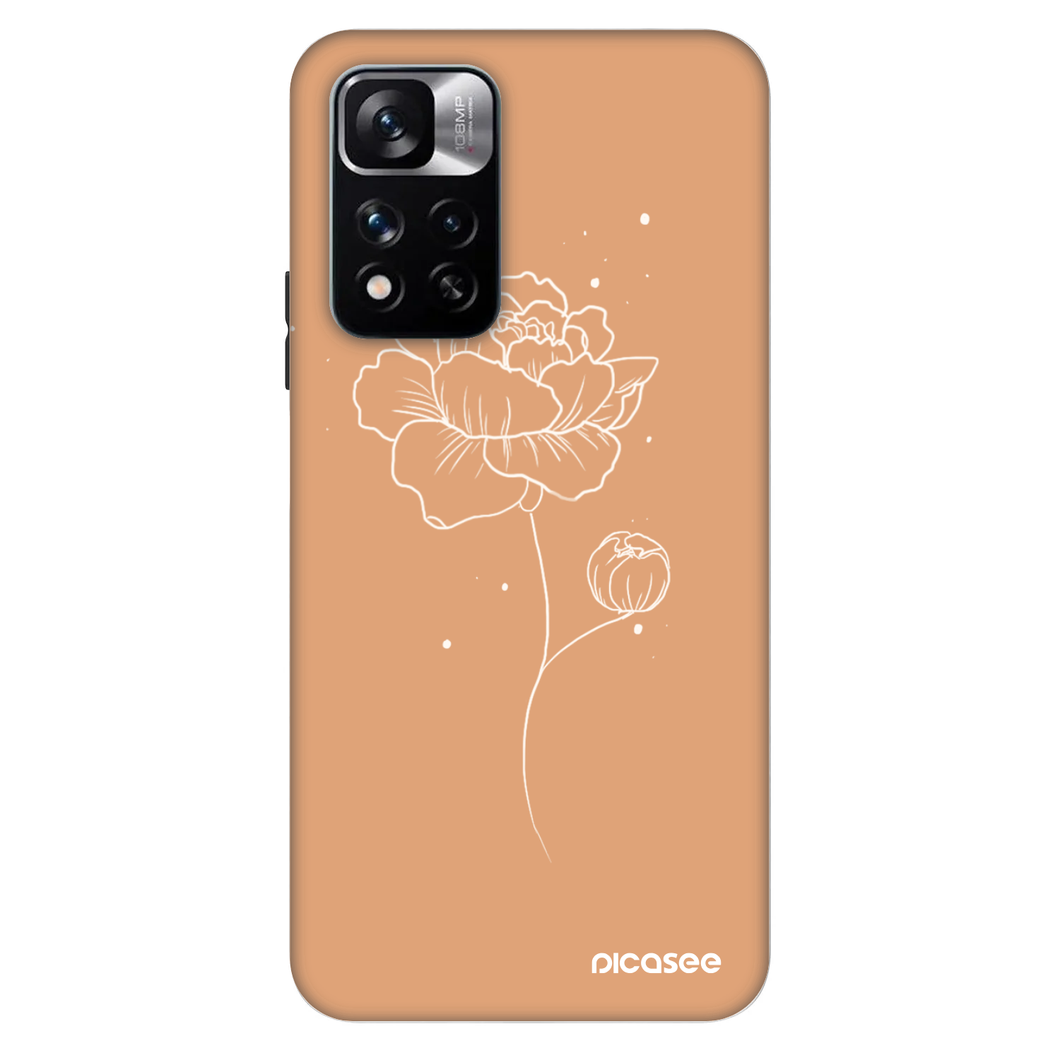 Picasee Fashion Case für Xiaomi Redmi Note 11 Pro - Peonies