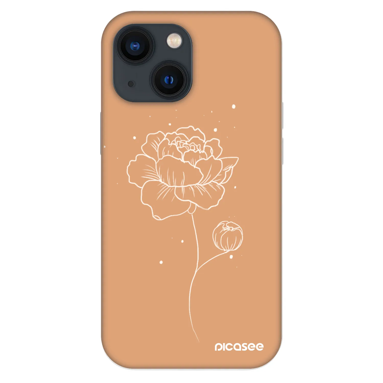 Picasee Fashion Case für Apple iPhone 13 mini - Peonies