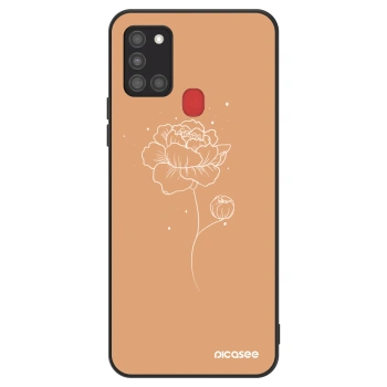 Hülle für Samsung Galaxy A21s - Peonies