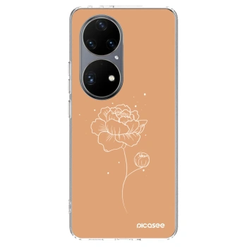 Hülle für Huawei P50 - Peonies