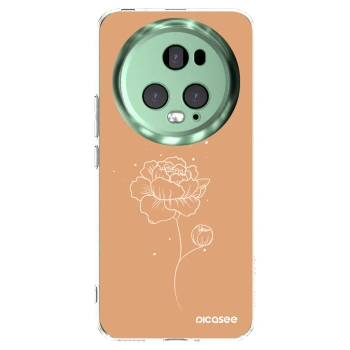 Picasee Honor Magic5 Pro Hülle - Transparentes Silikon - Peonies