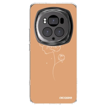 Picasee Honor Magic6 Pro Hülle - Transparentes Silikon - Peonies