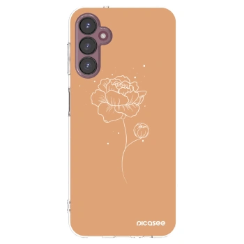 Picasee Samsung Galaxy A05s A057G Hülle - Transparentes Silikon - Peonies