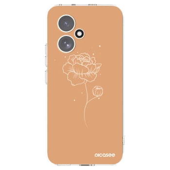 Picasee Honor 400 5G Hülle - Transparentes Silikon - Peonies