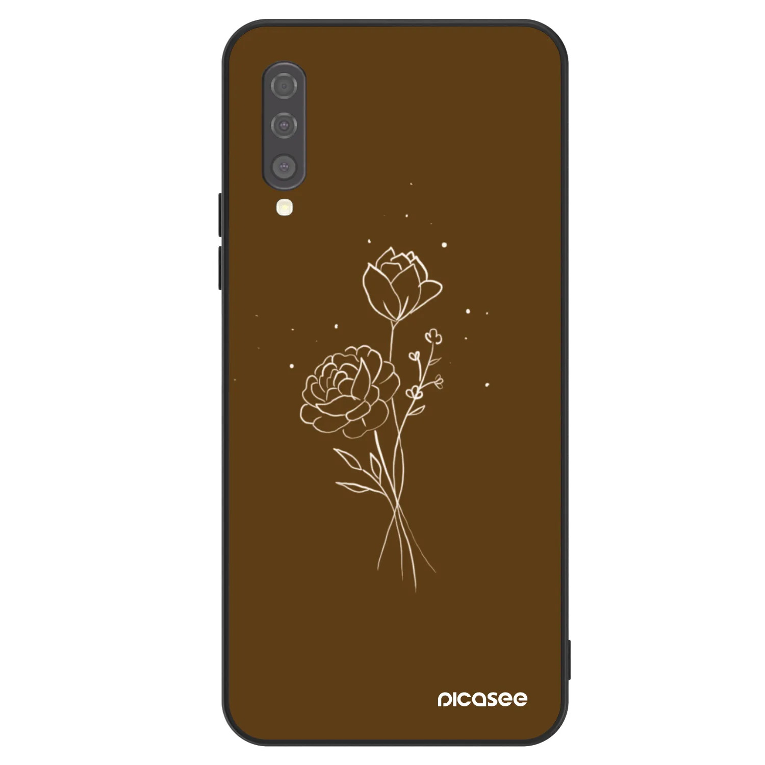 Picasee ULTIMATE CASE für Samsung Galaxy A50 A505F - Brown flowers