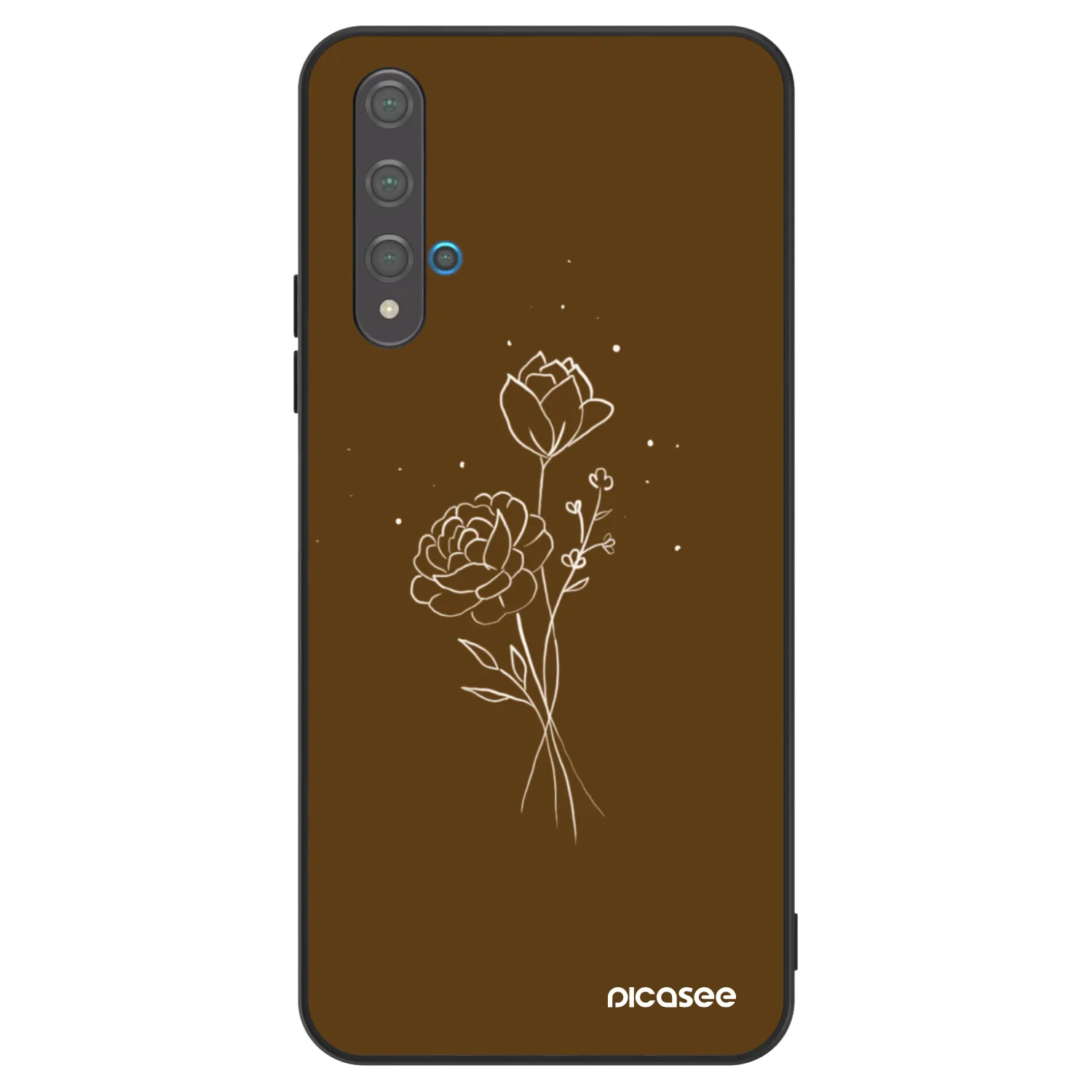Picasee ULTIMATE CASE für Huawei Nova 5T - Brown flowers