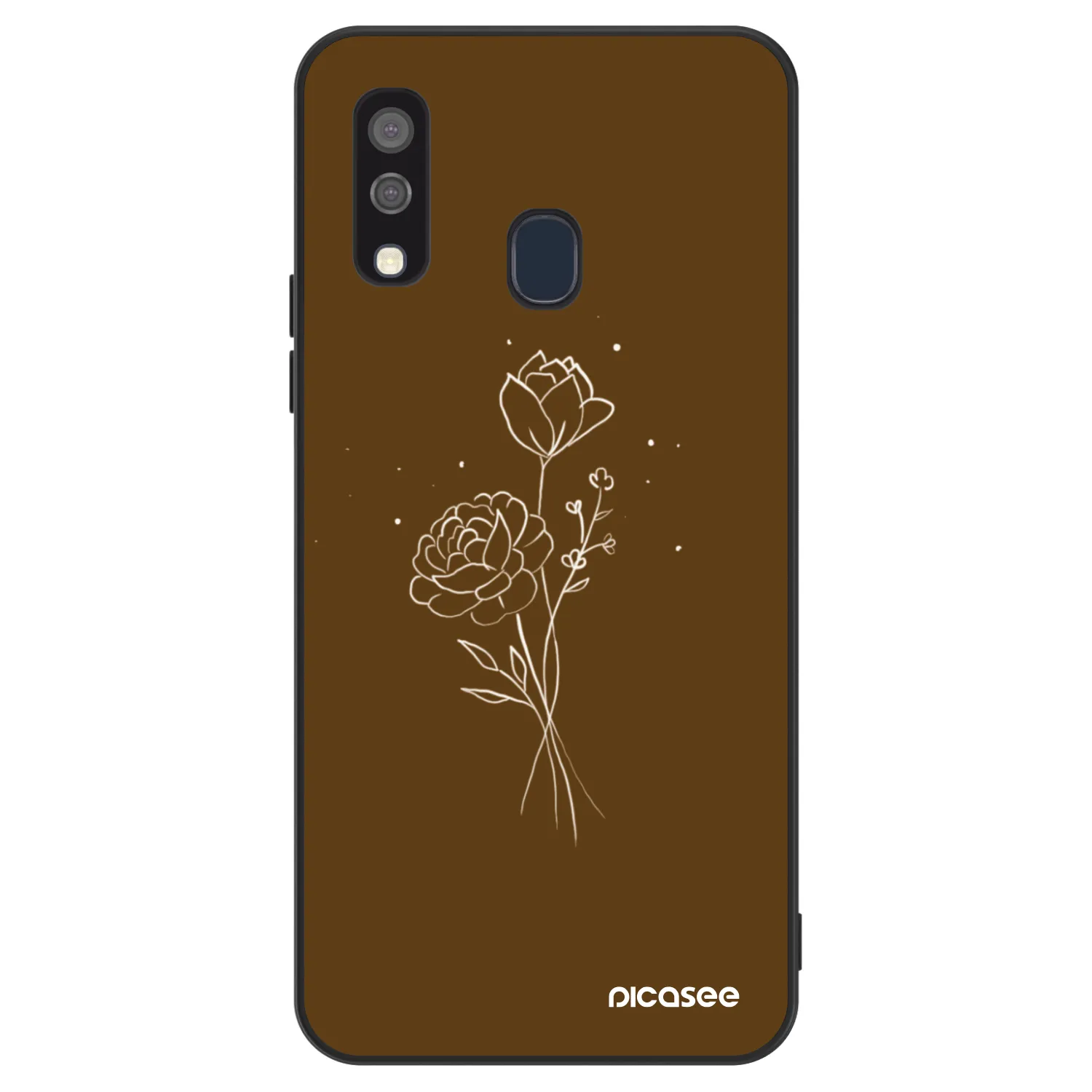 Picasee ULTIMATE CASE für Samsung Galaxy A40 A405F - Brown flowers
