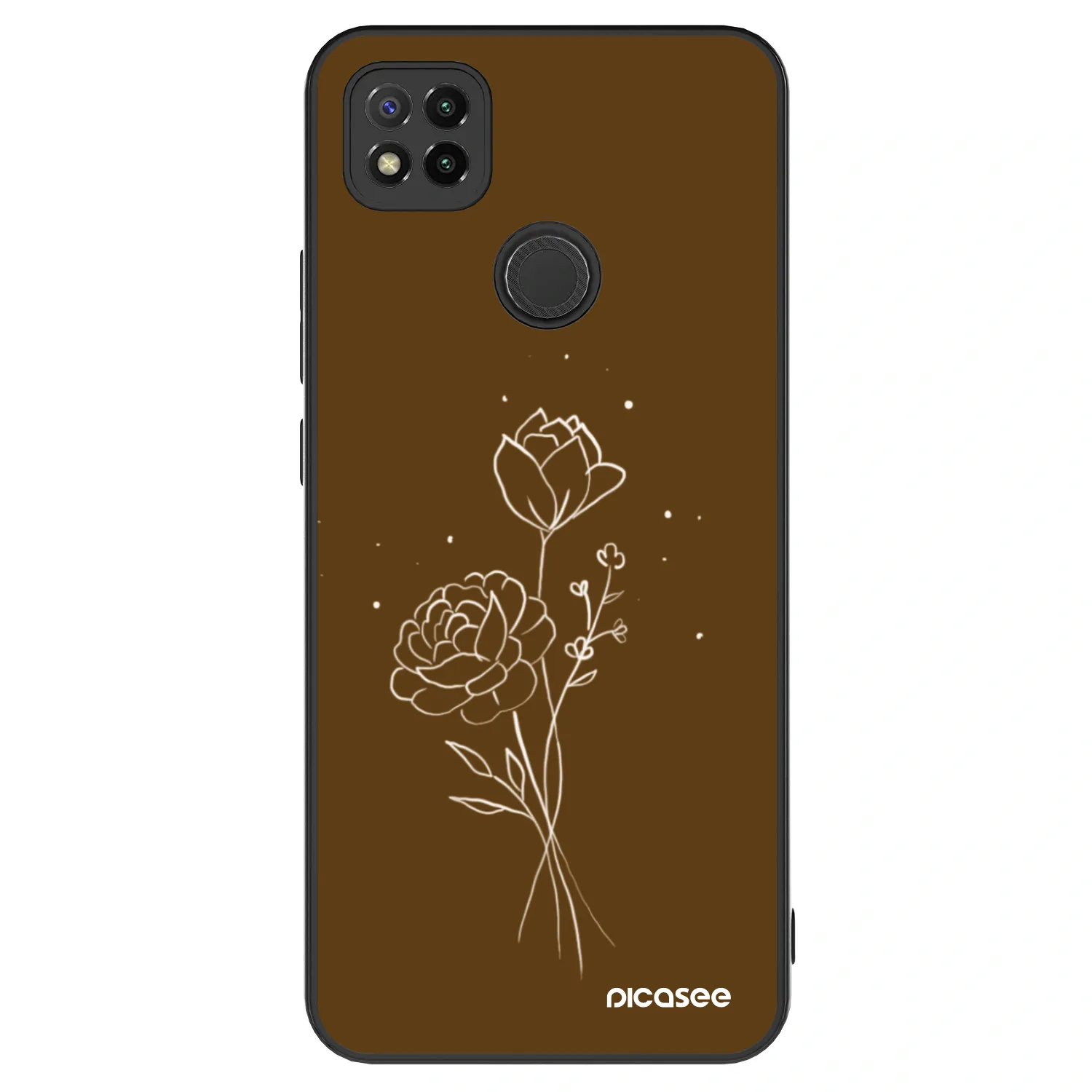 Picasee ULTIMATE CASE für Xiaomi Redmi 9C - Brown flowers