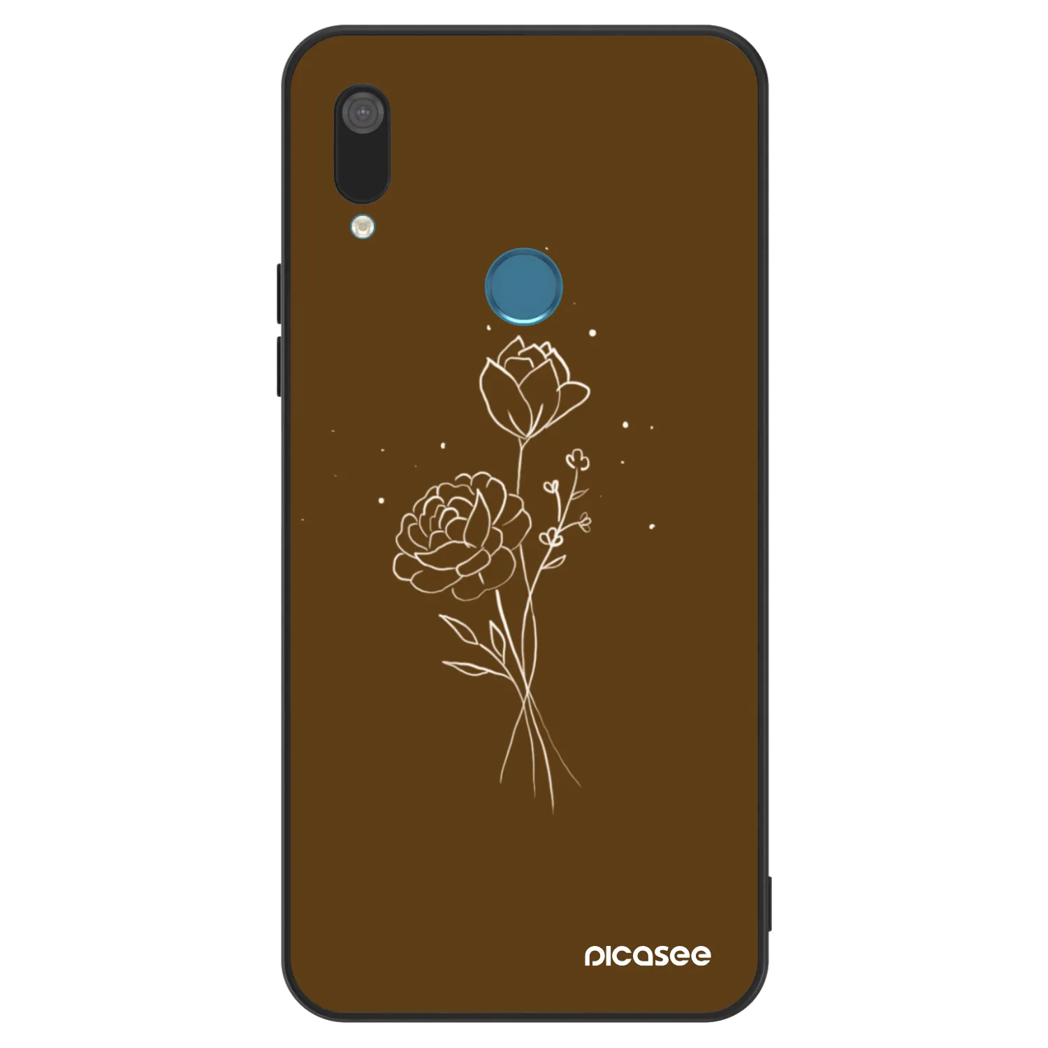 Picasee ULTIMATE CASE für Huawei Y7 2019 - Brown flowers