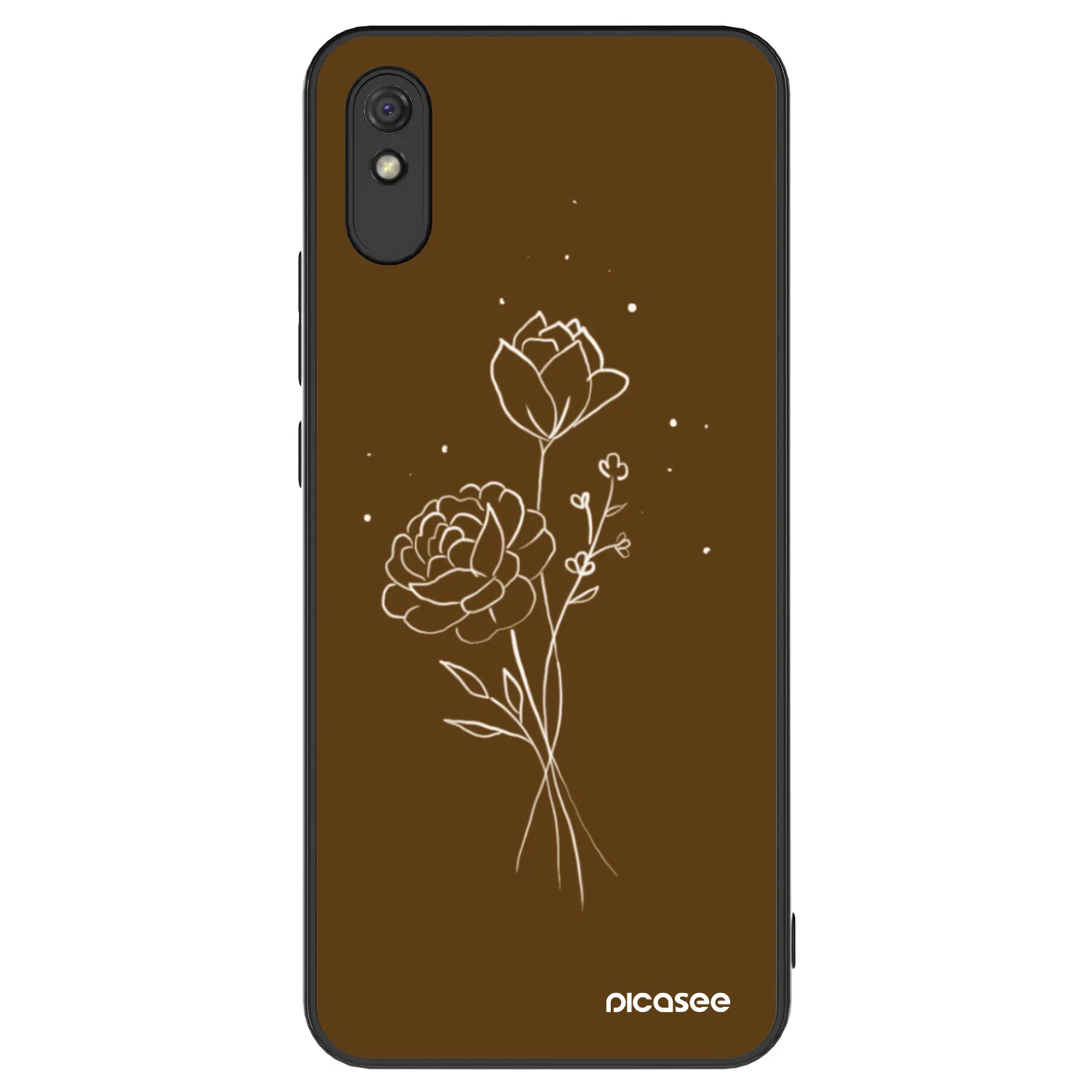 Picasee ULTIMATE CASE für Xiaomi Redmi 9A - Brown flowers