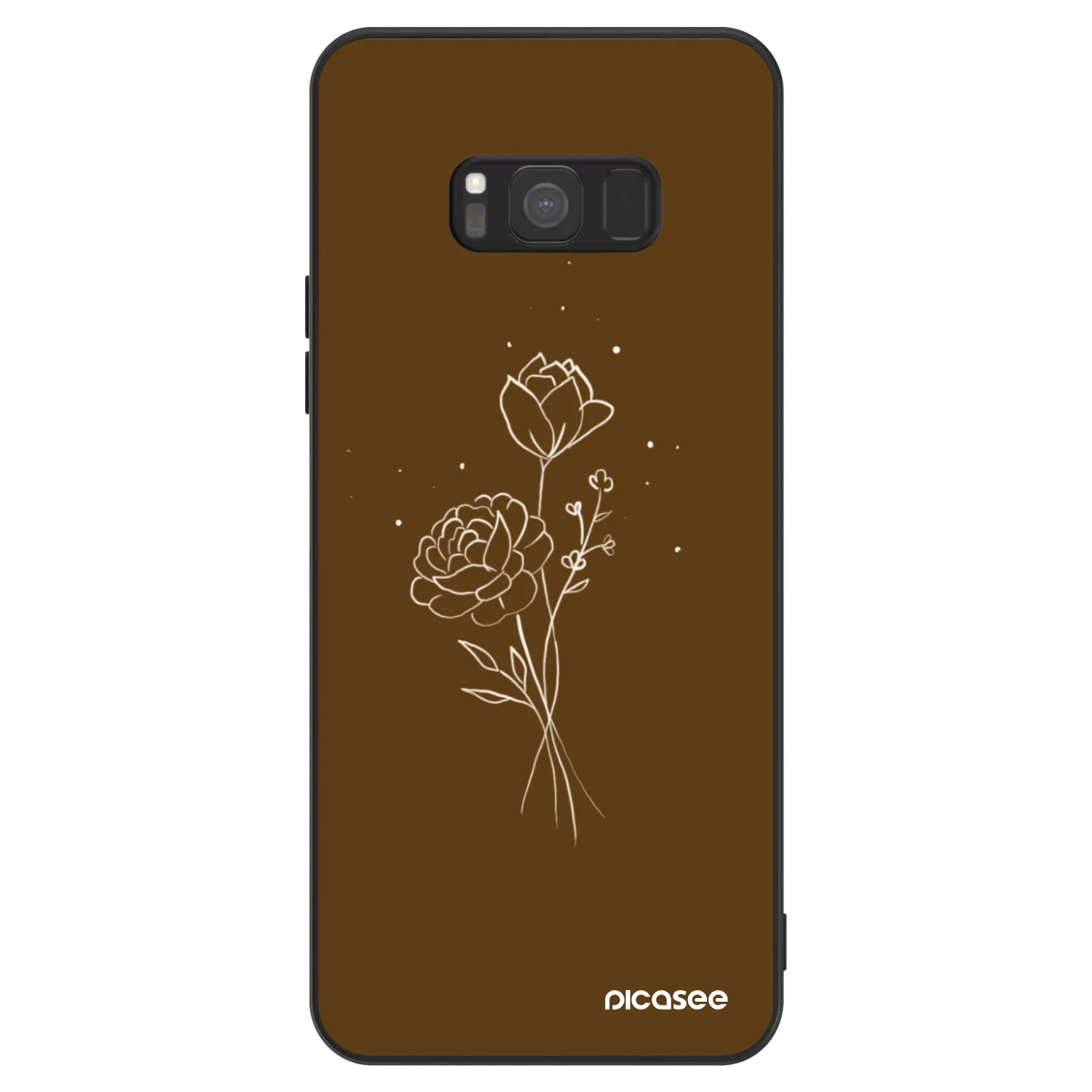 Picasee ULTIMATE CASE für Samsung Galaxy S8 G950F - Brown flowers