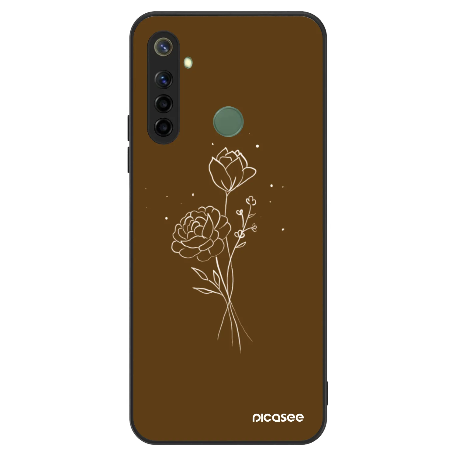 Picasee ULTIMATE CASE für Realme 6i - Brown flowers