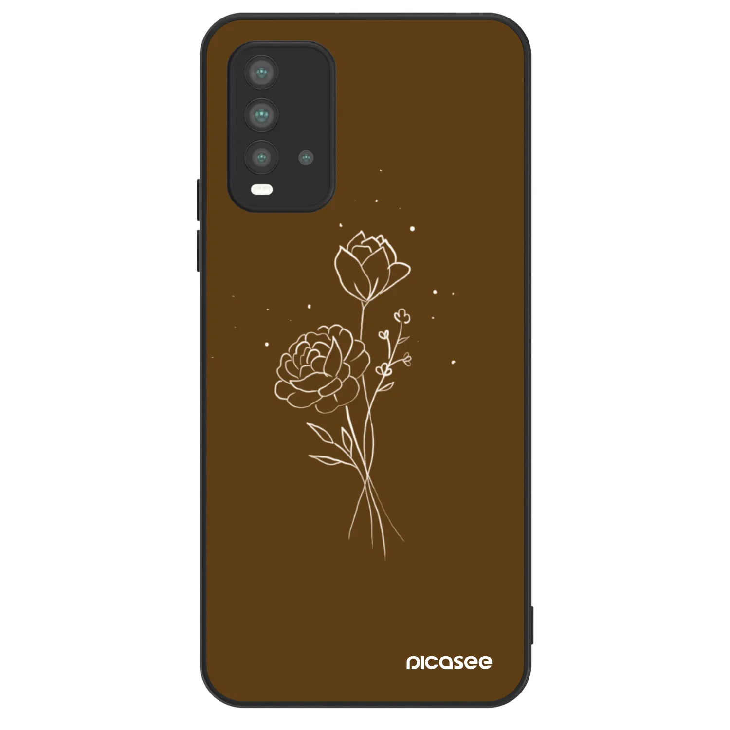 Picasee ULTIMATE CASE für Xiaomi Redmi 9T - Brown flowers