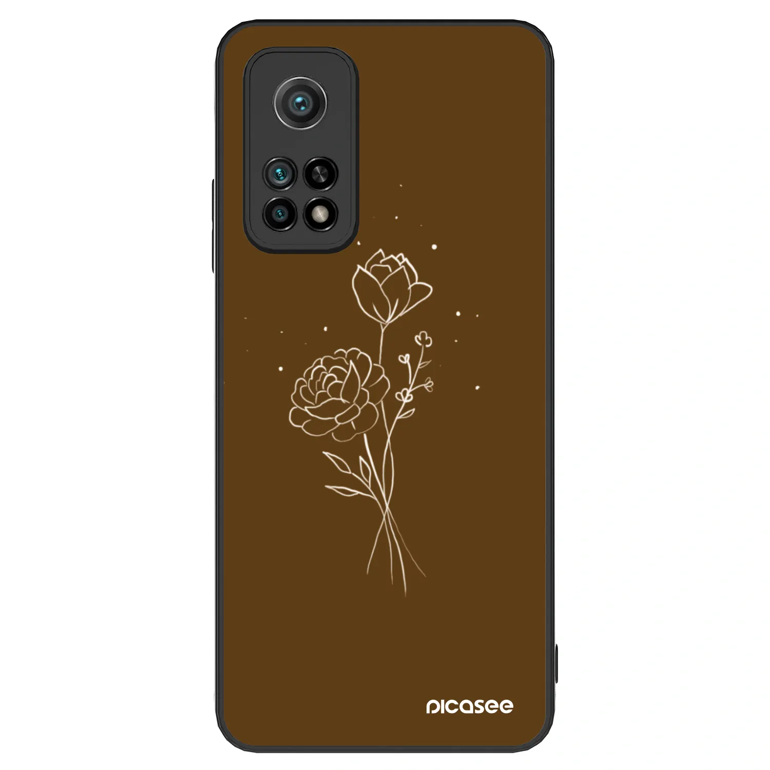 Picasee ULTIMATE CASE für Xiaomi Mi 10T - Brown flowers