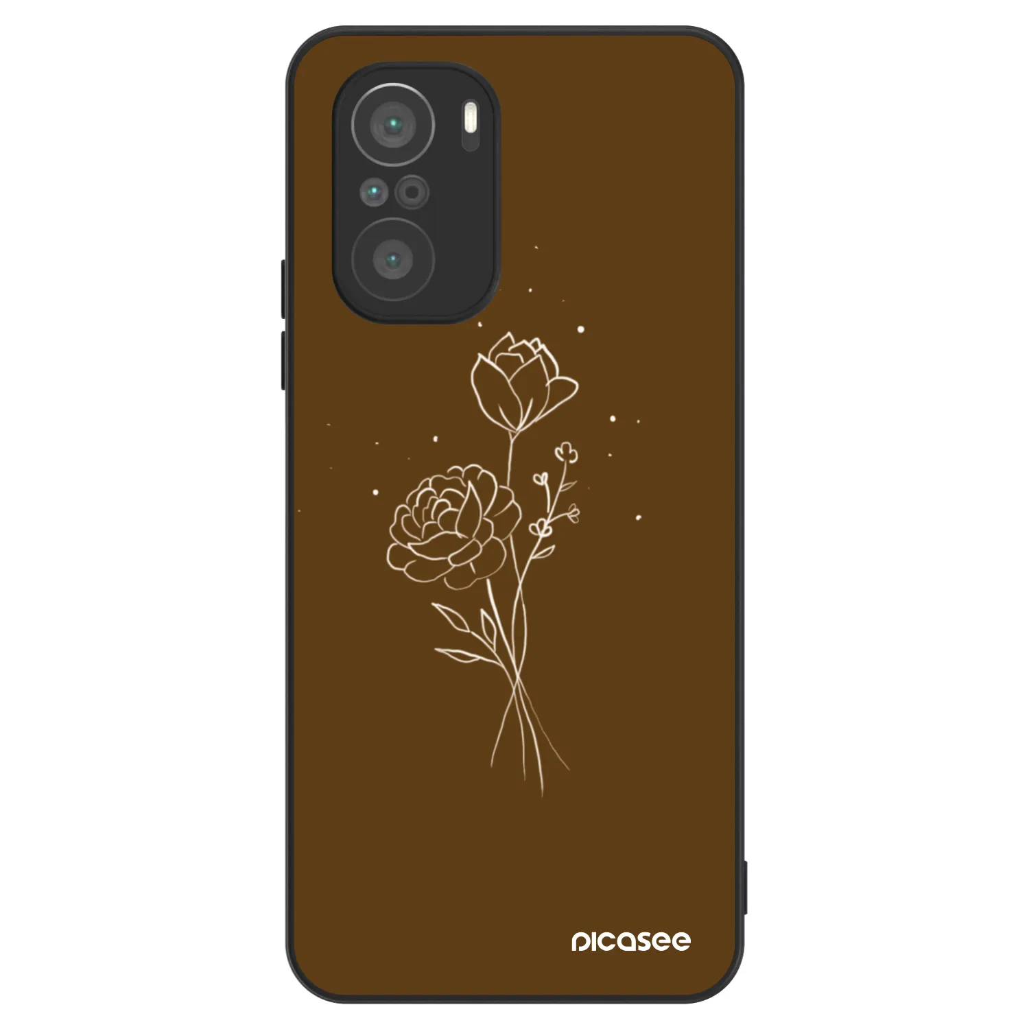Picasee ULTIMATE CASE für Xiaomi Poco F3 - Brown flowers