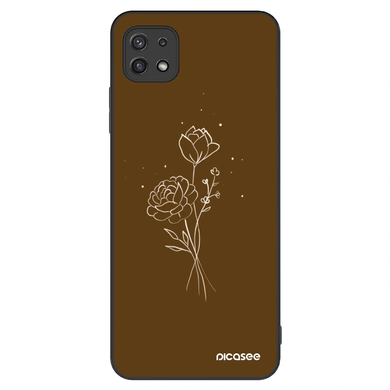 Picasee ULTIMATE CASE für Samsung Galaxy A22 A226B 5G - Brown flowers