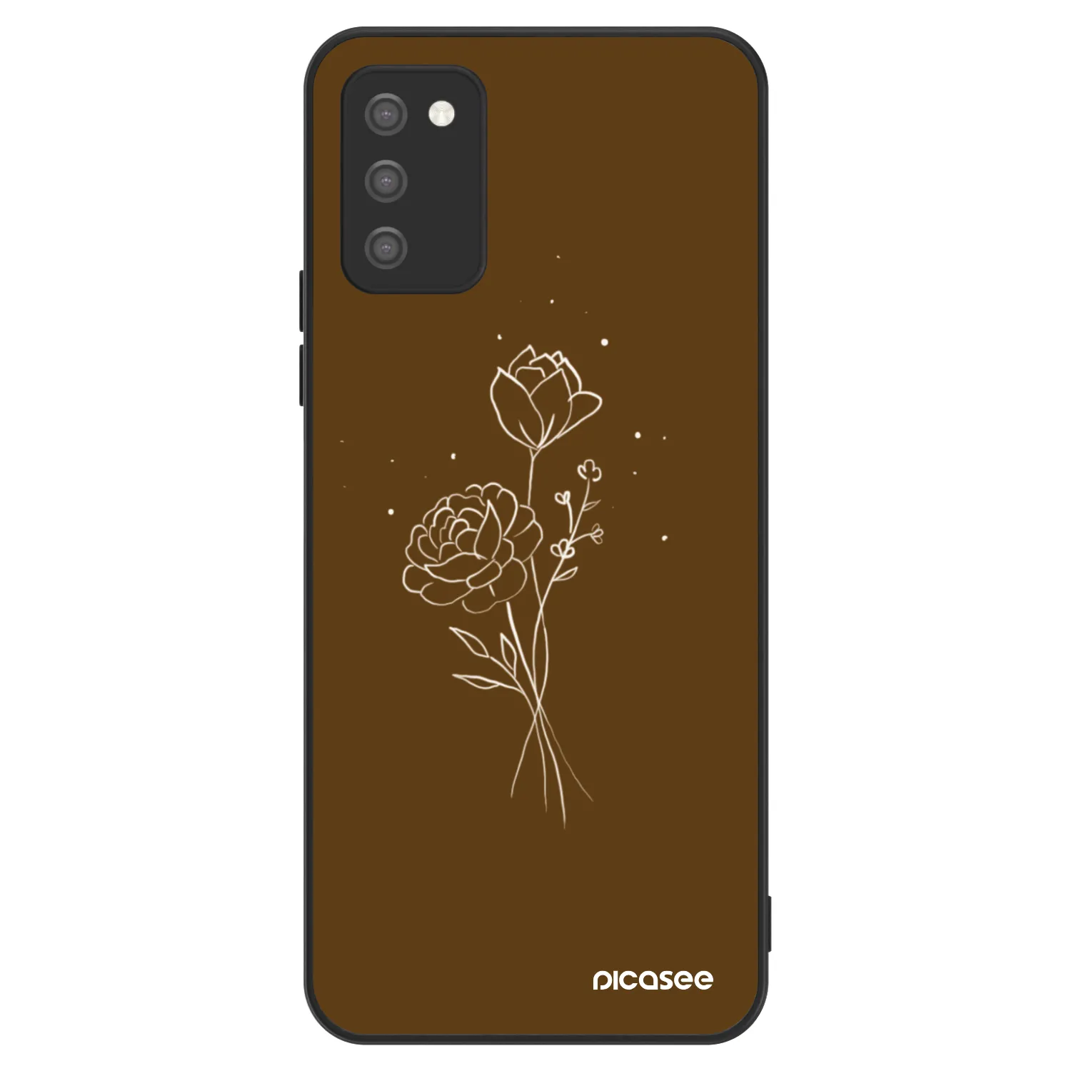 Picasee ULTIMATE CASE für Samsung Galaxy A02s A025G - Brown flowers
