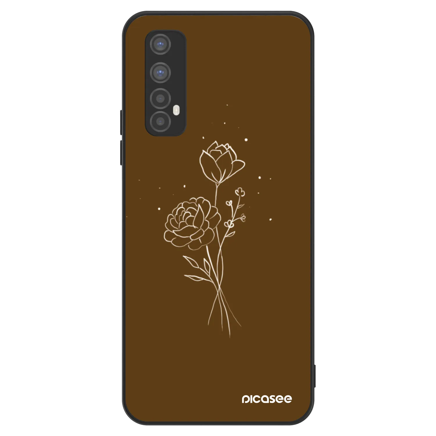 Picasee ULTIMATE CASE für Realme 7 - Brown flowers