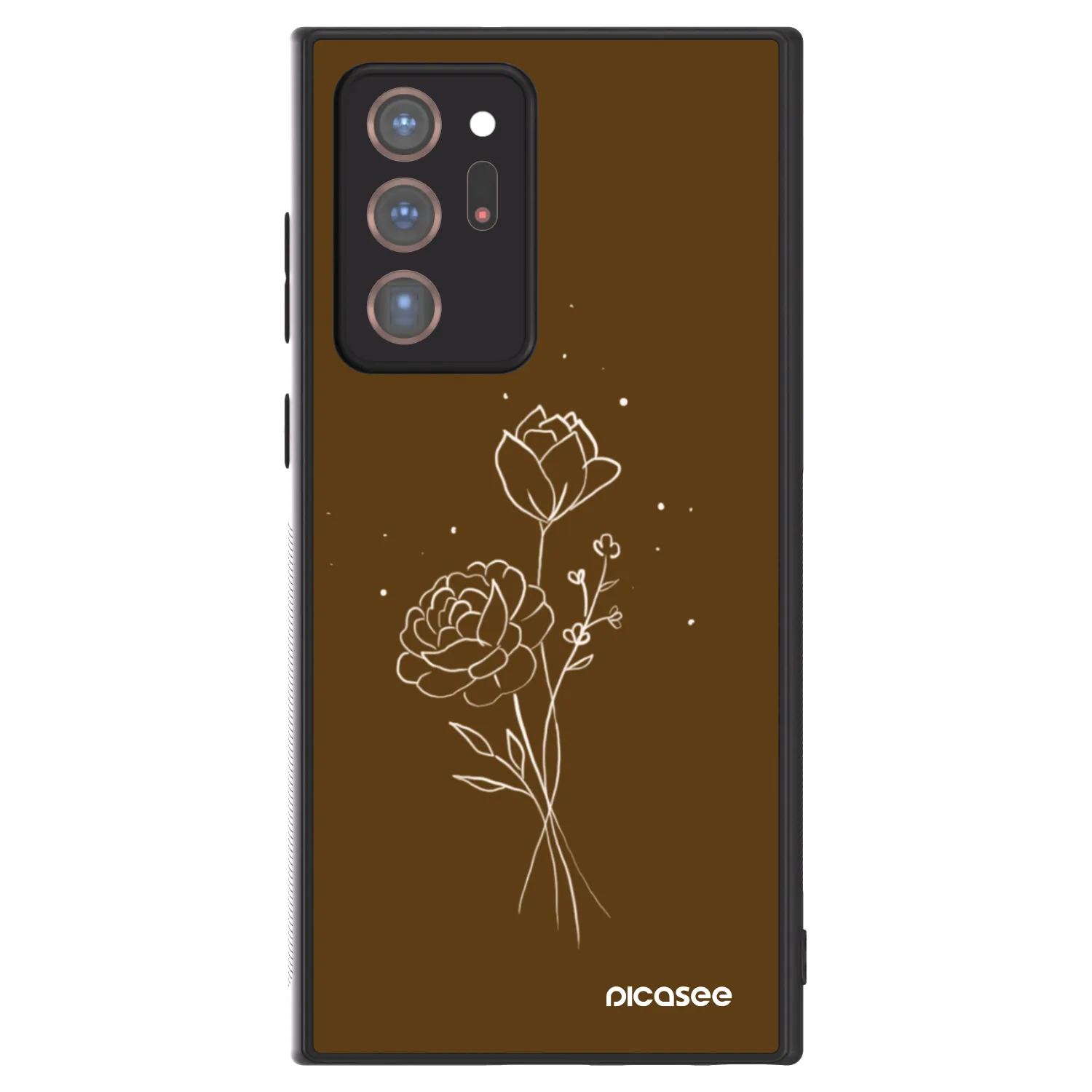 Picasee ULTIMATE CASE für Samsung Galaxy Note 20 Ultra - Brown flowers