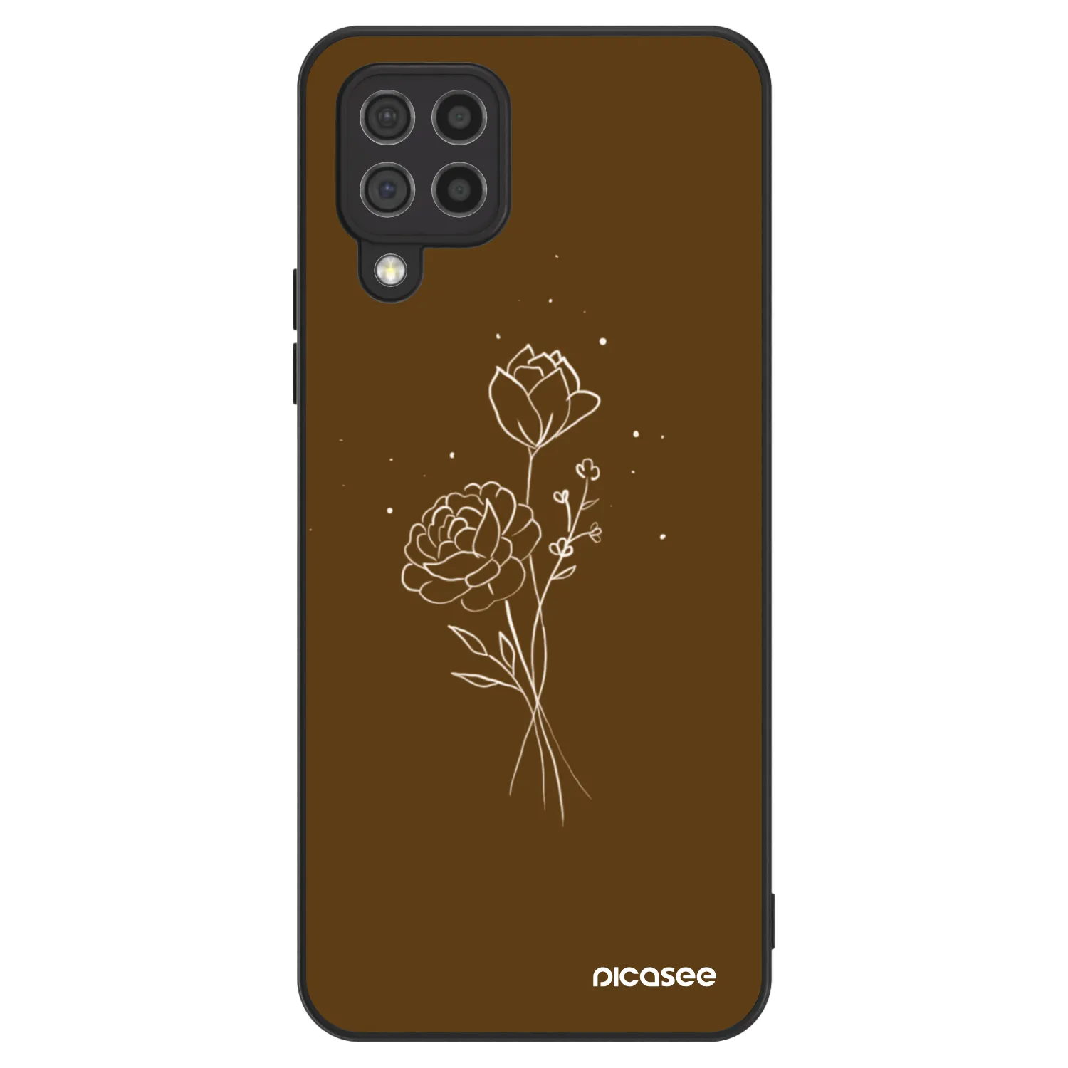 Picasee ULTIMATE CASE für Samsung Galaxy A22 A225F 4G - Brown flowers