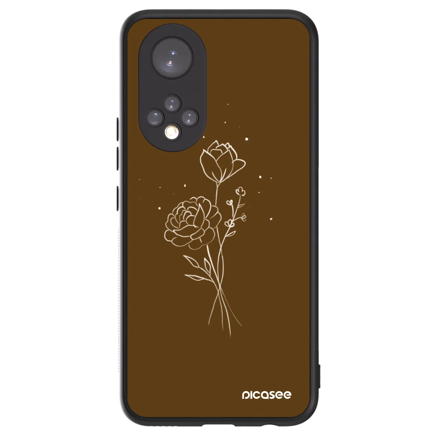 Picasee ULTIMATE CASE für Honor 50 5G - Brown flowers