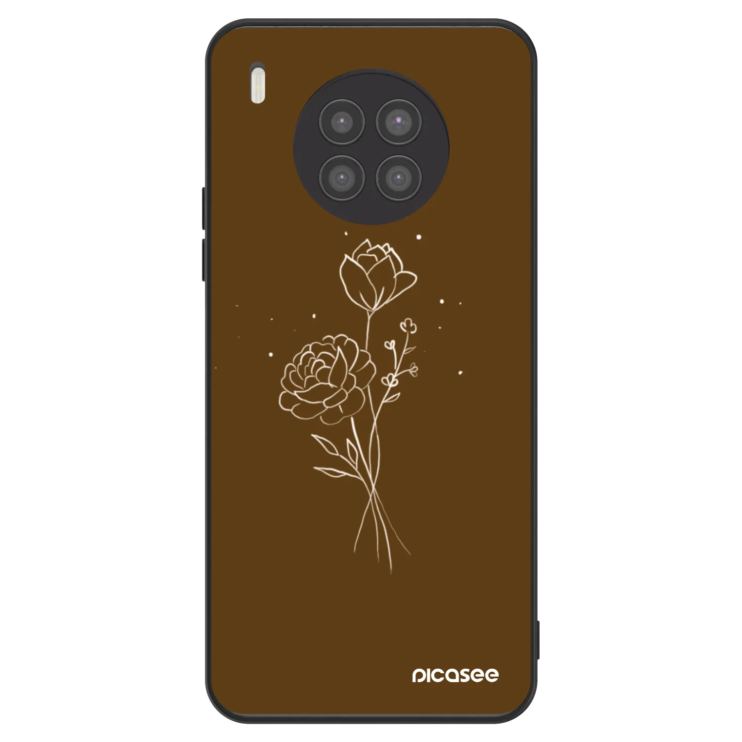 Picasee ULTIMATE CASE für Huawei Nova 8i - Brown flowers