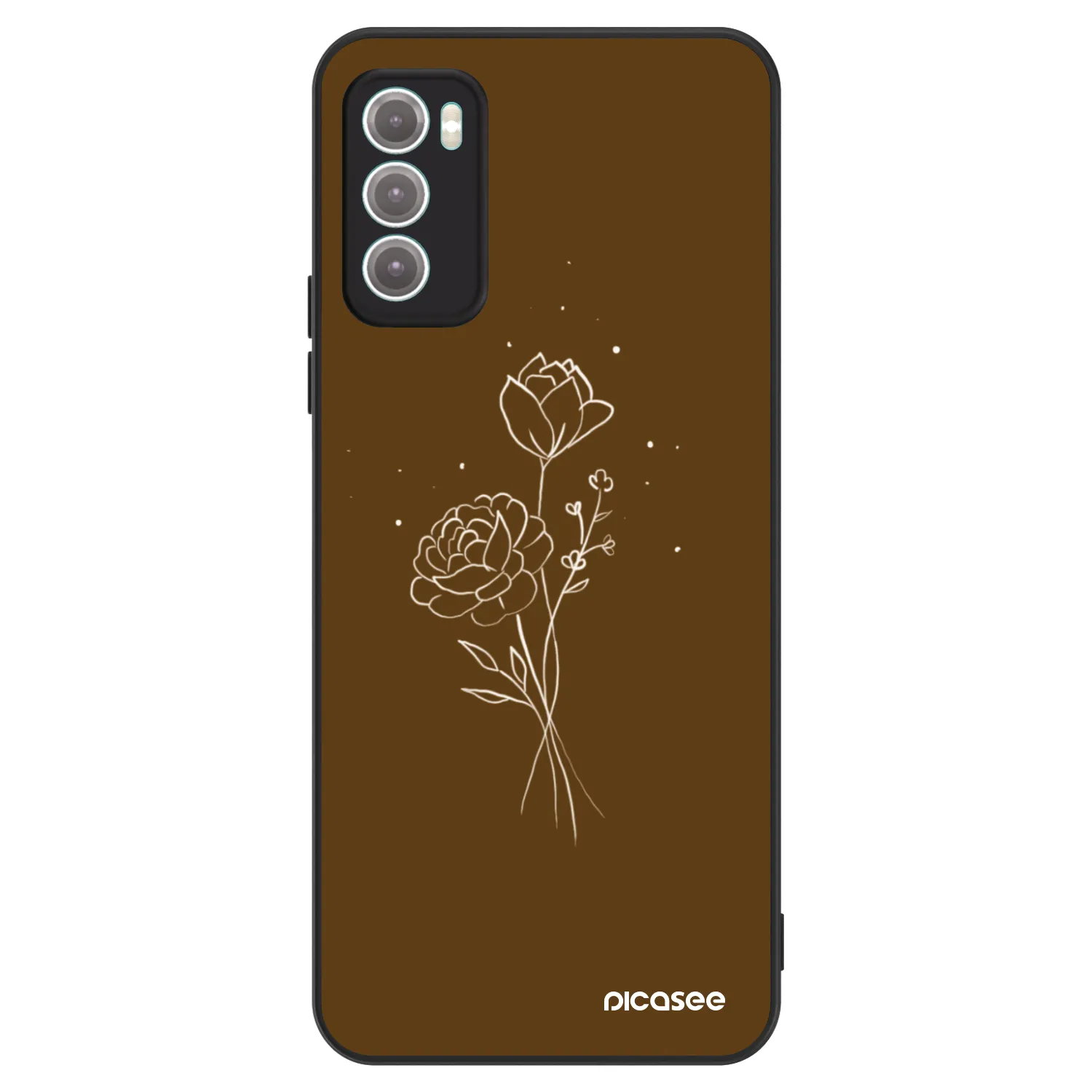 Picasee ULTIMATE CASE für Motorola Moto G60 - Brown flowers