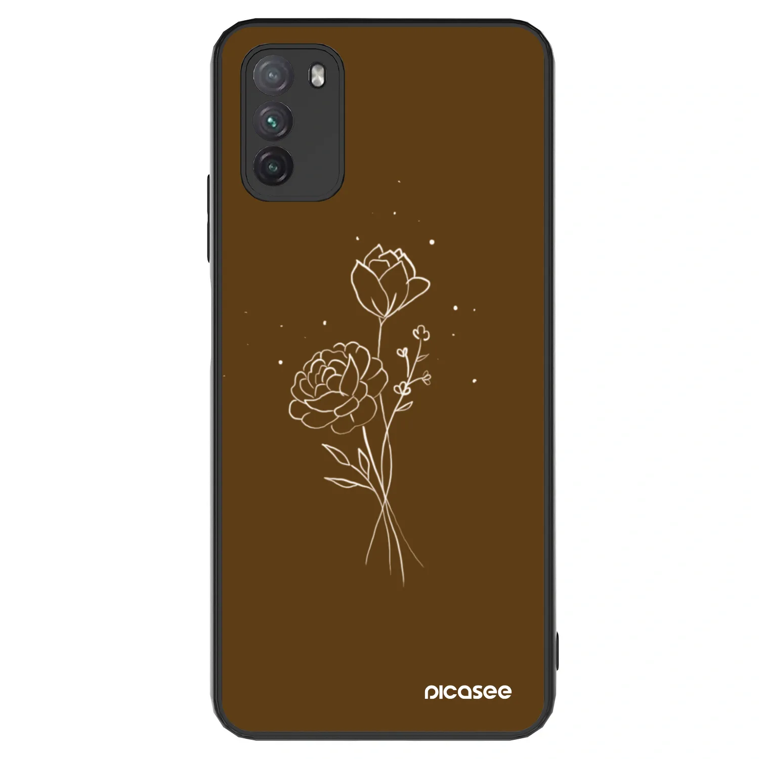 Picasee ULTIMATE CASE für Xiaomi Poco M3 - Brown flowers