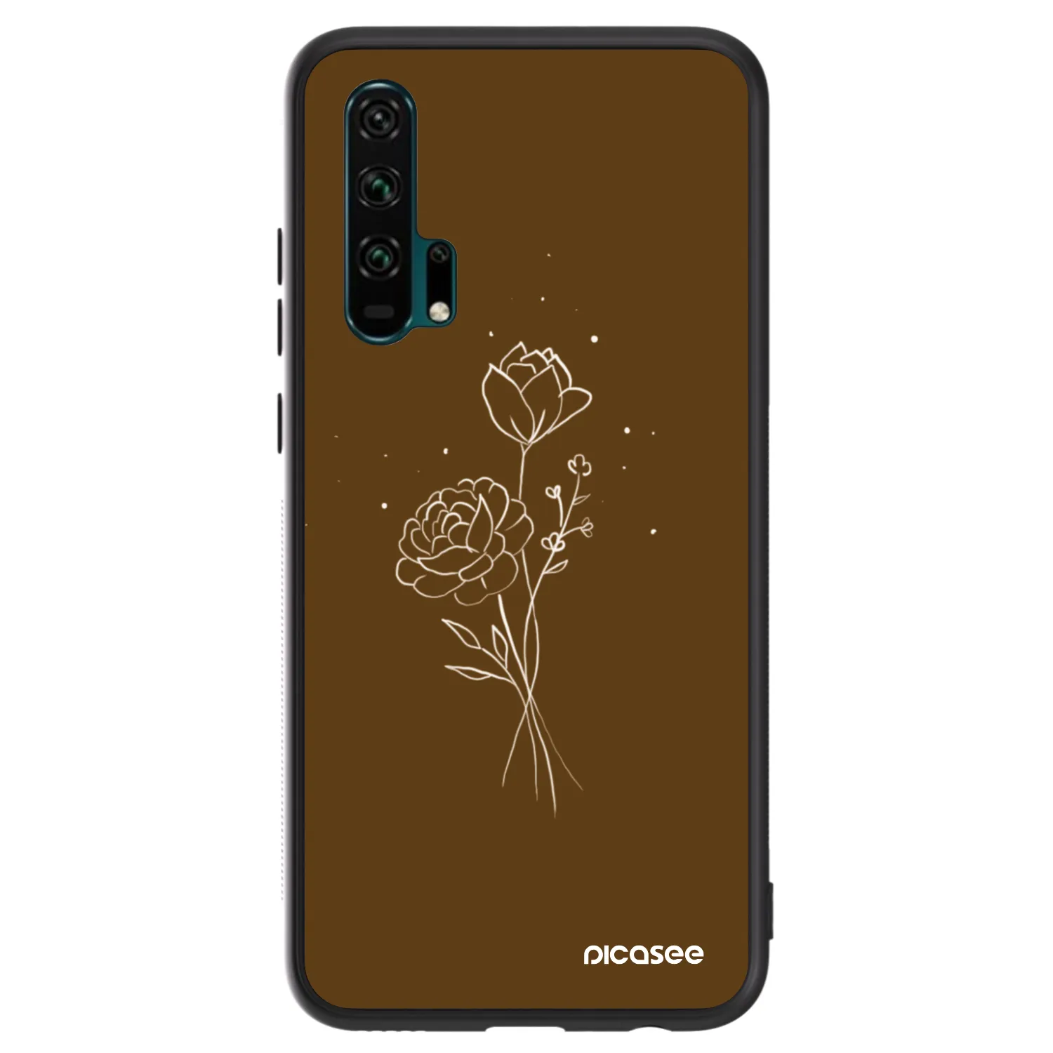 Picasee ULTIMATE CASE für Honor 20 Pro - Brown flowers