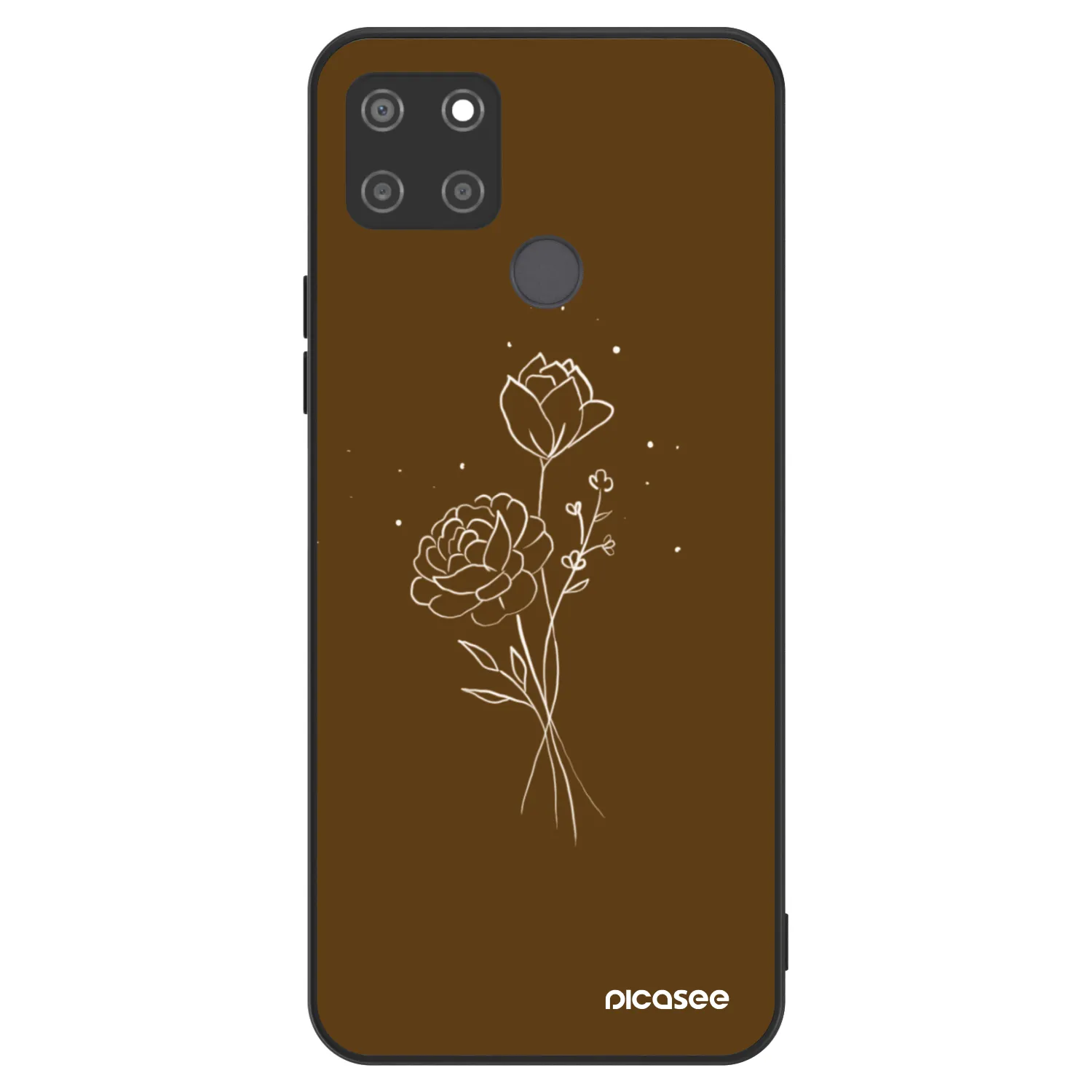 Picasee ULTIMATE CASE für Realme C21Y - Brown flowers