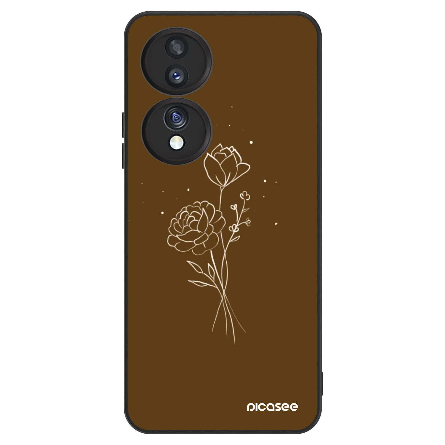 Picasee ULTIMATE CASE für Honor 70 - Brown flowers