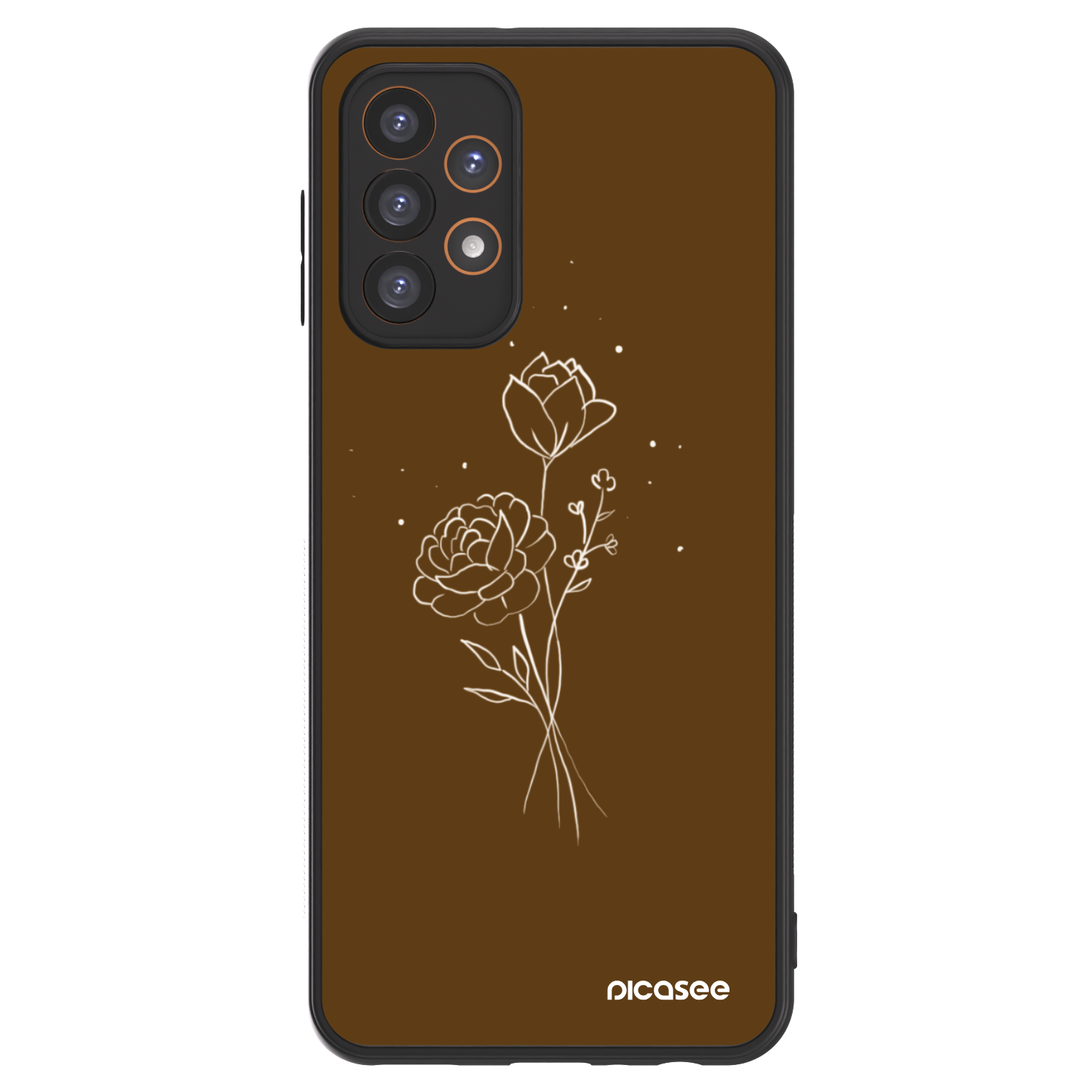 Picasee ULTIMATE CASE für Samsung Galaxy A23 A236B 5G - Brown flowers