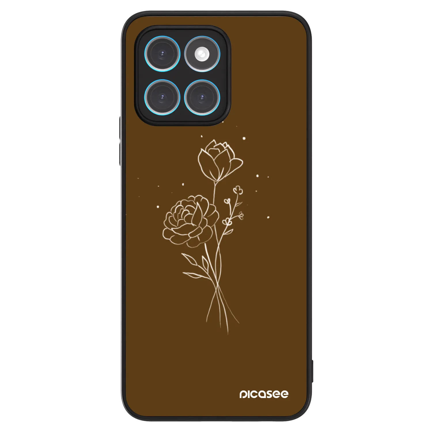 Picasee ULTIMATE CASE für Honor X8 5G - Brown flowers