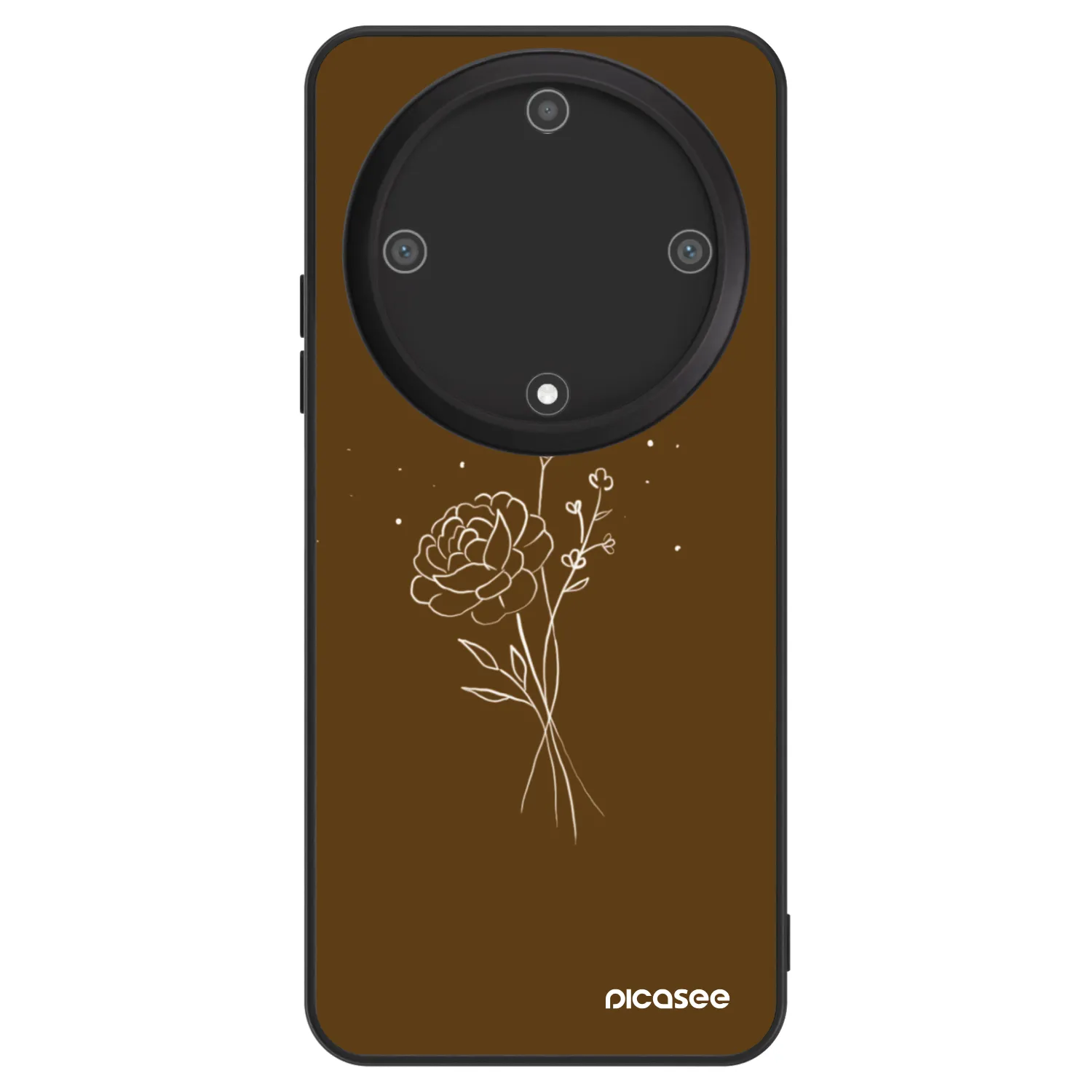 Picasee ULTIMATE CASE für Honor Magic5 Lite 5G - Brown flowers
