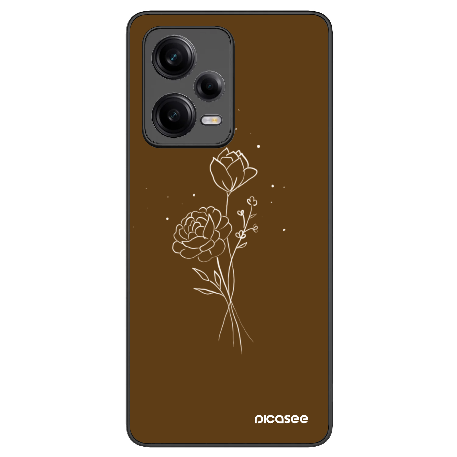 Picasee ULTIMATE CASE für Xiaomi Redmi Note 12 Pro 5G - Brown flowers